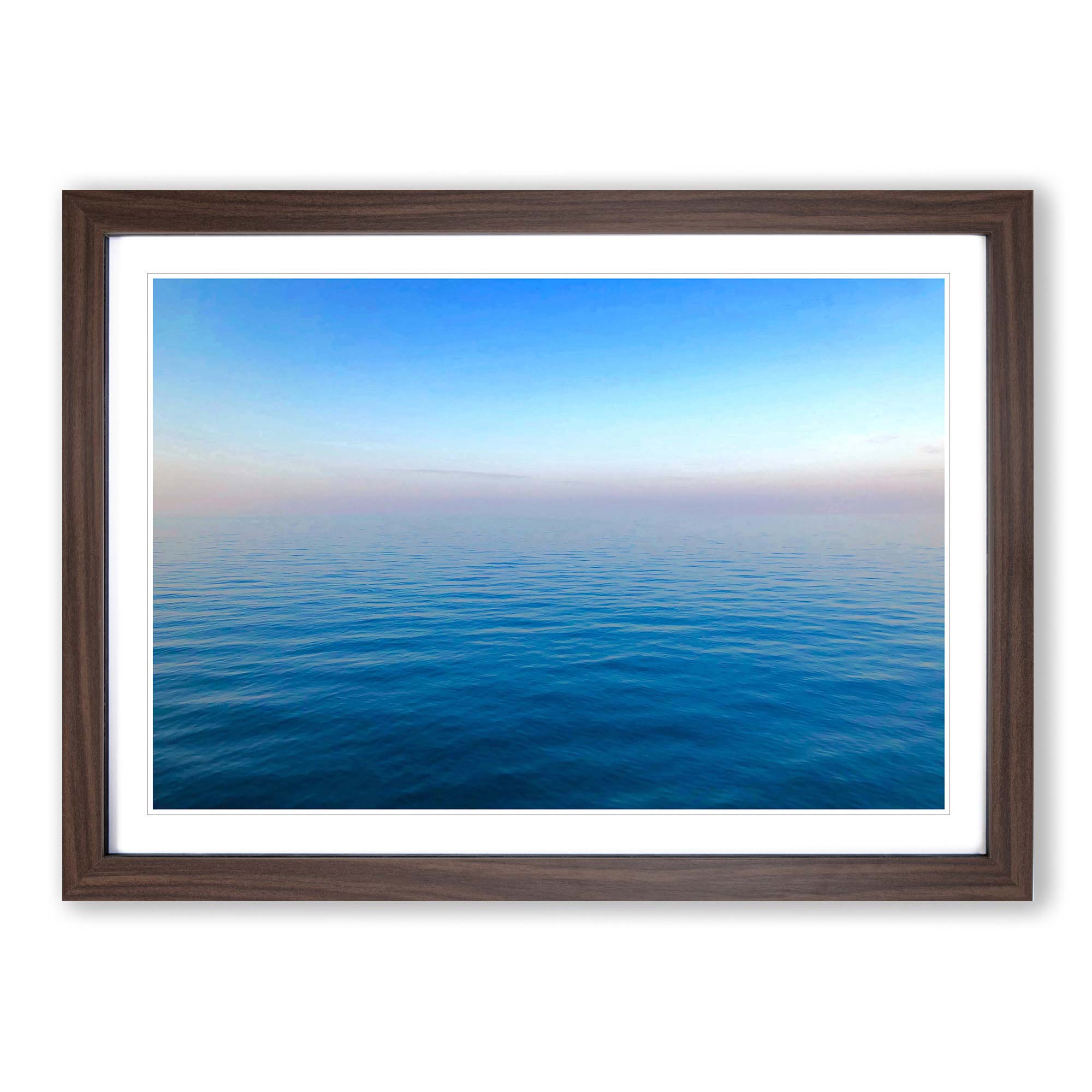 Friedlicher Horizont Gerahmte Leinwand Wandbild Kunstdruck Poster Bild, Wohndeko - Bild 8 von 9