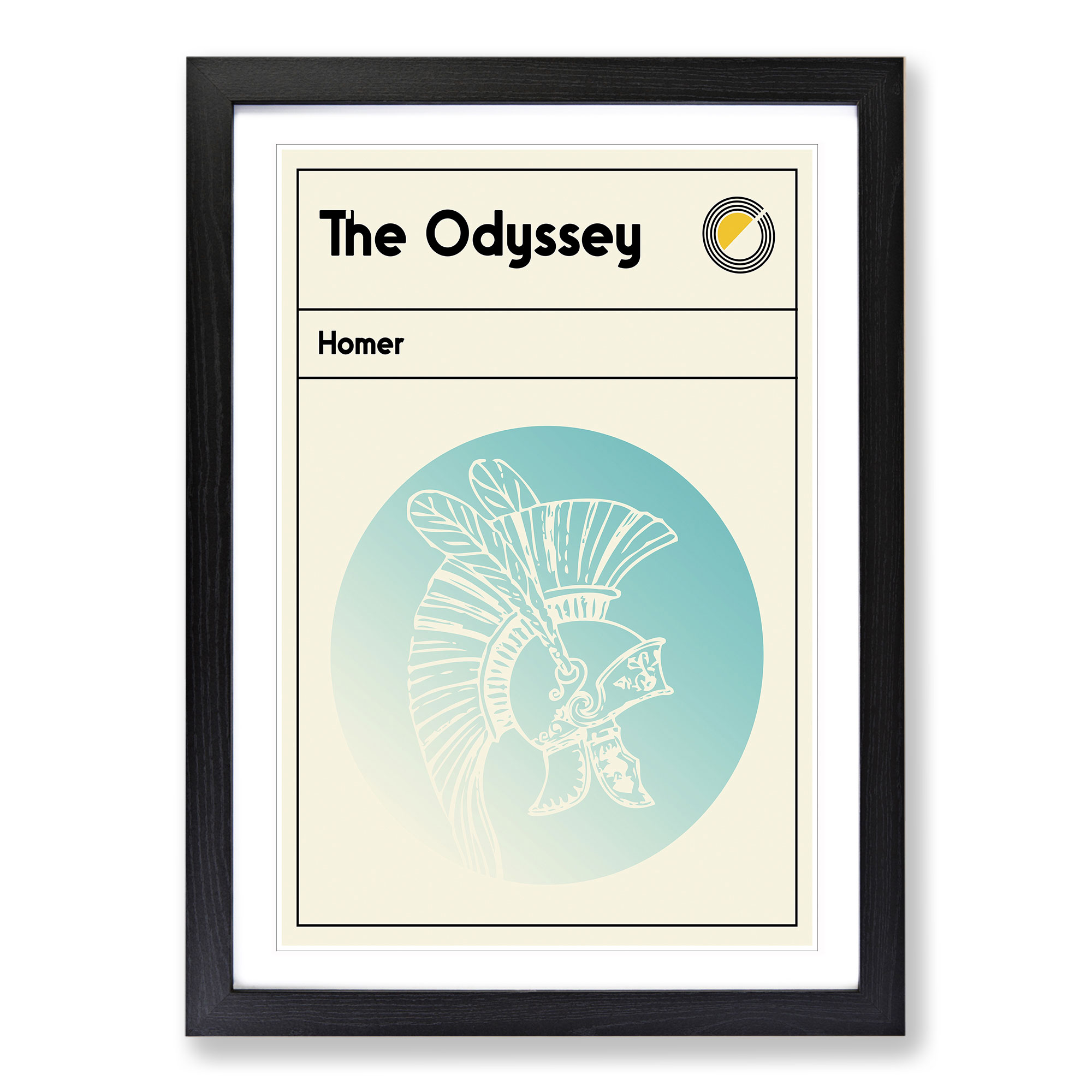 Book Cover The Odyssey Homer Framed Canvas Wall Art Print Poster Picture - Picture 6 of 9