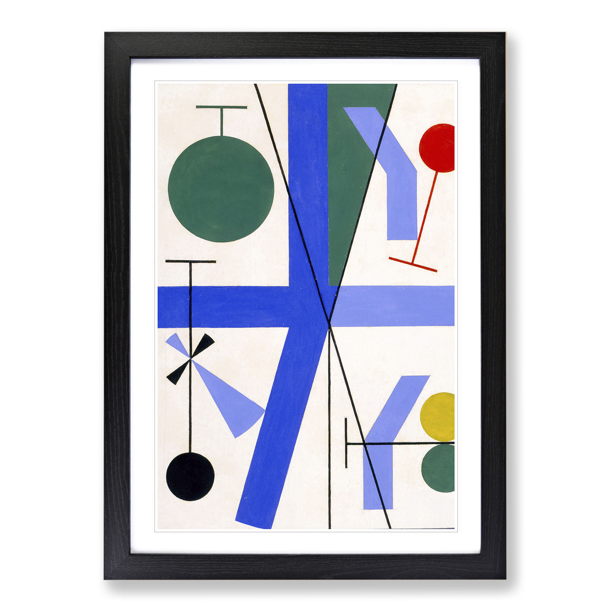 Composition Vol.3 By Sophie Taeuber-Arp Wall Art Print Framed Picture Poster - Picture 6 of 9