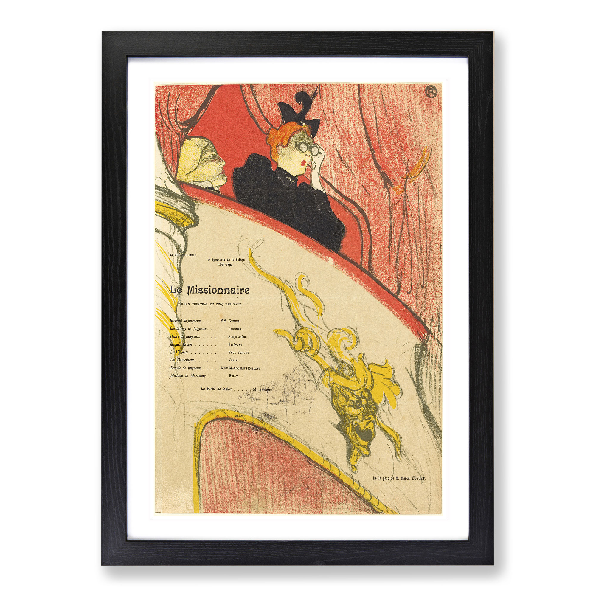 Le Missionnaire By Henri De Toulouse-Lautrec Wall Art Print Framed Picture - Picture 6 of 9