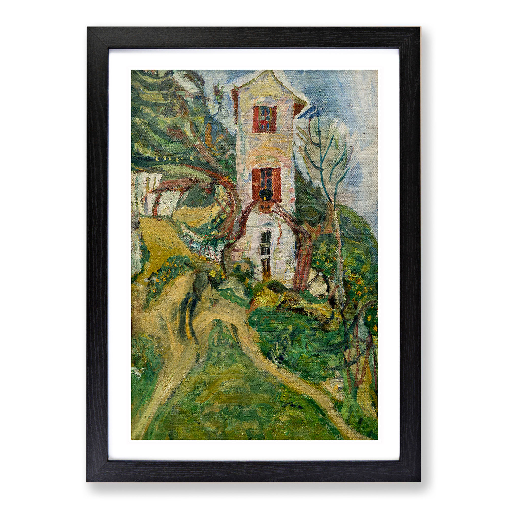 The White House By Chaim Soutine Wall Art Print Framed Canvas Picture Poster - Picture 6 of 9