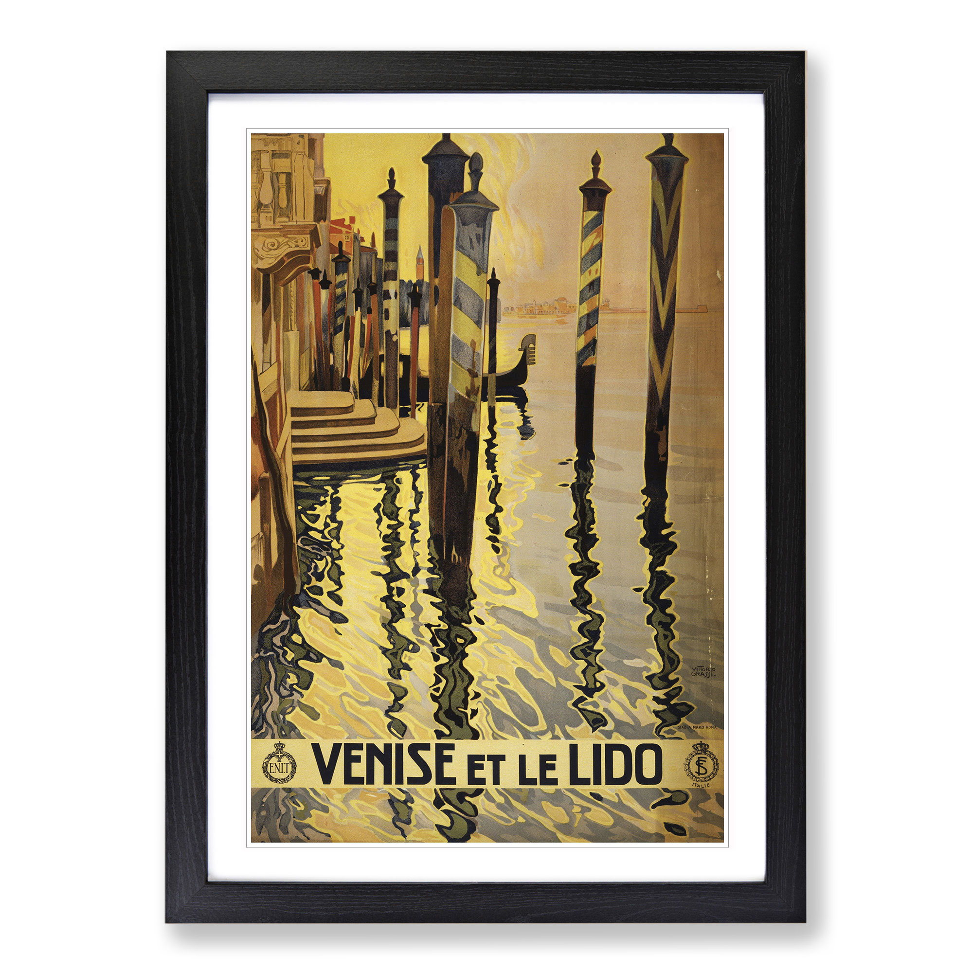 Cuadro póster impresión arte pared lienzo enmarcado vintage Travel Venice Vol.1 - Imagen 6 de 9
