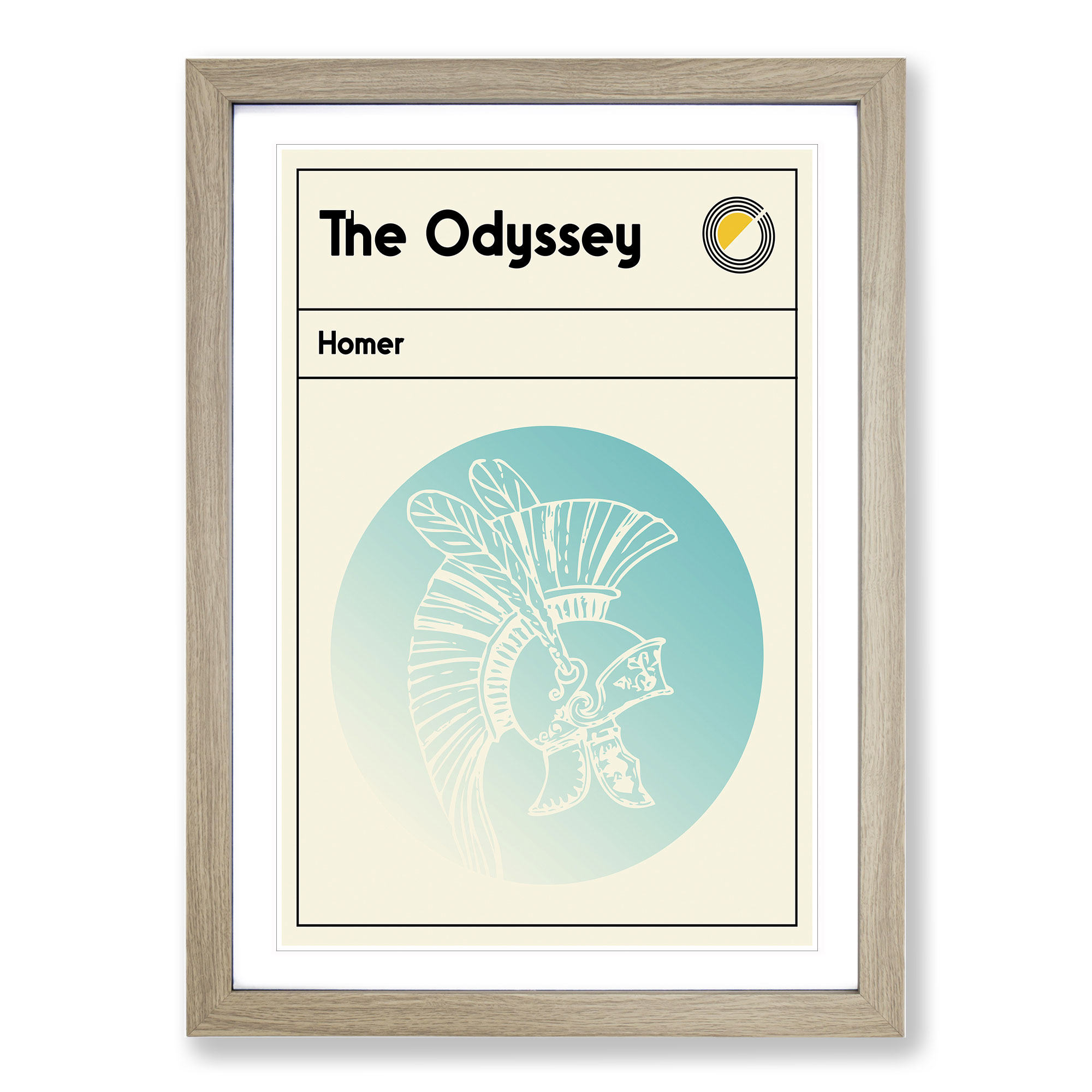 Book Cover The Odyssey Homer Framed Canvas Wall Art Print Poster Picture - Picture 7 of 9