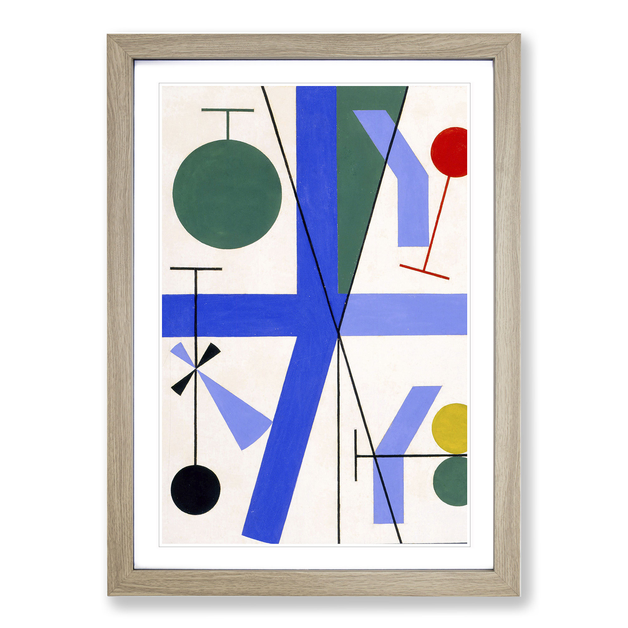 Composition Vol.3 By Sophie Taeuber-Arp Wall Art Print Framed Picture Poster - Picture 7 of 9