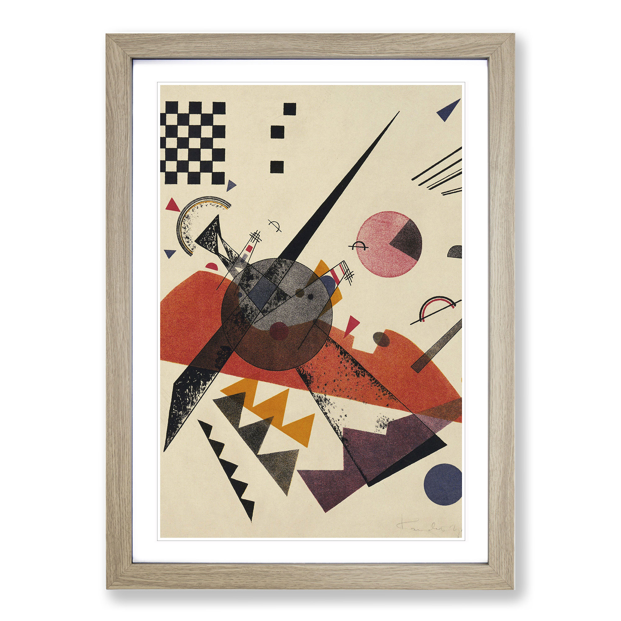 Composición Vol.3 de Wassily Kandinsky Enmarcado Arte Pared Impresión Póster Imagen - Imagen 7 de 9
