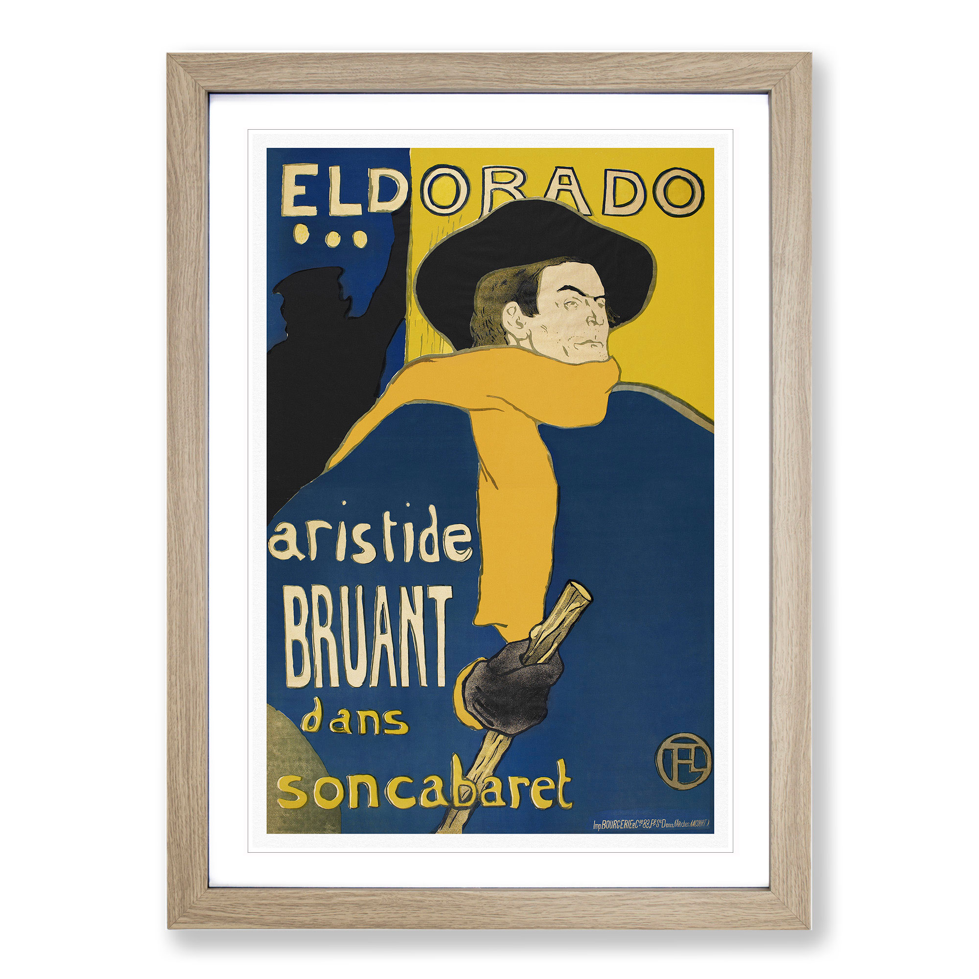Les Ambassadeurs By Henri De Toulouse-Lautrec Wall Art Print Framed Picture - Picture 7 of 9
