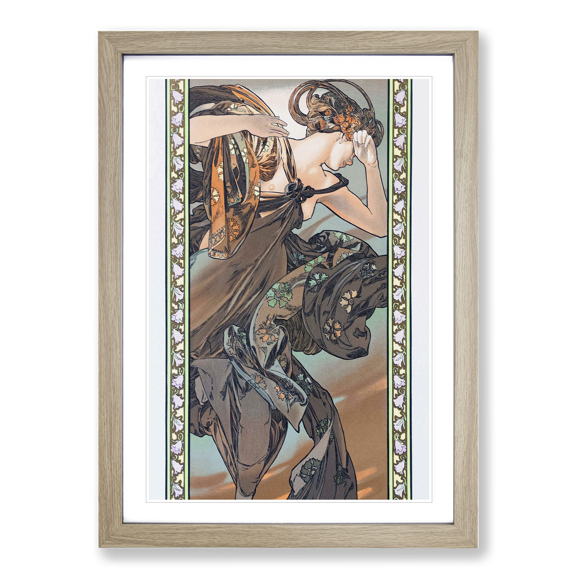 Morning Dawn By Alphonse Mucha Wall Art Print Framed Canvas Picture Poster Decor - Picture 7 of 9