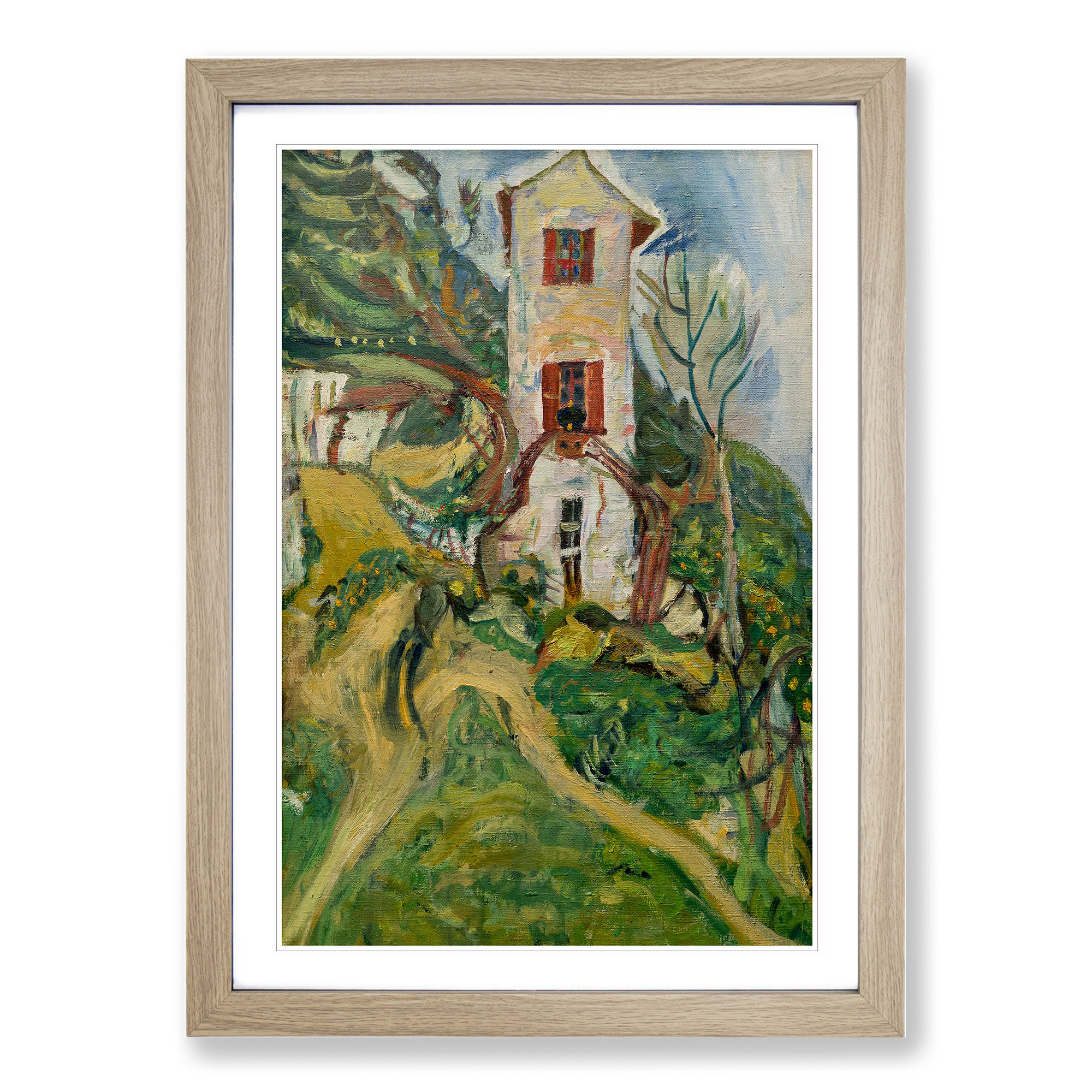 The White House By Chaim Soutine Wall Art Print Framed Canvas Picture Poster - Picture 7 of 9
