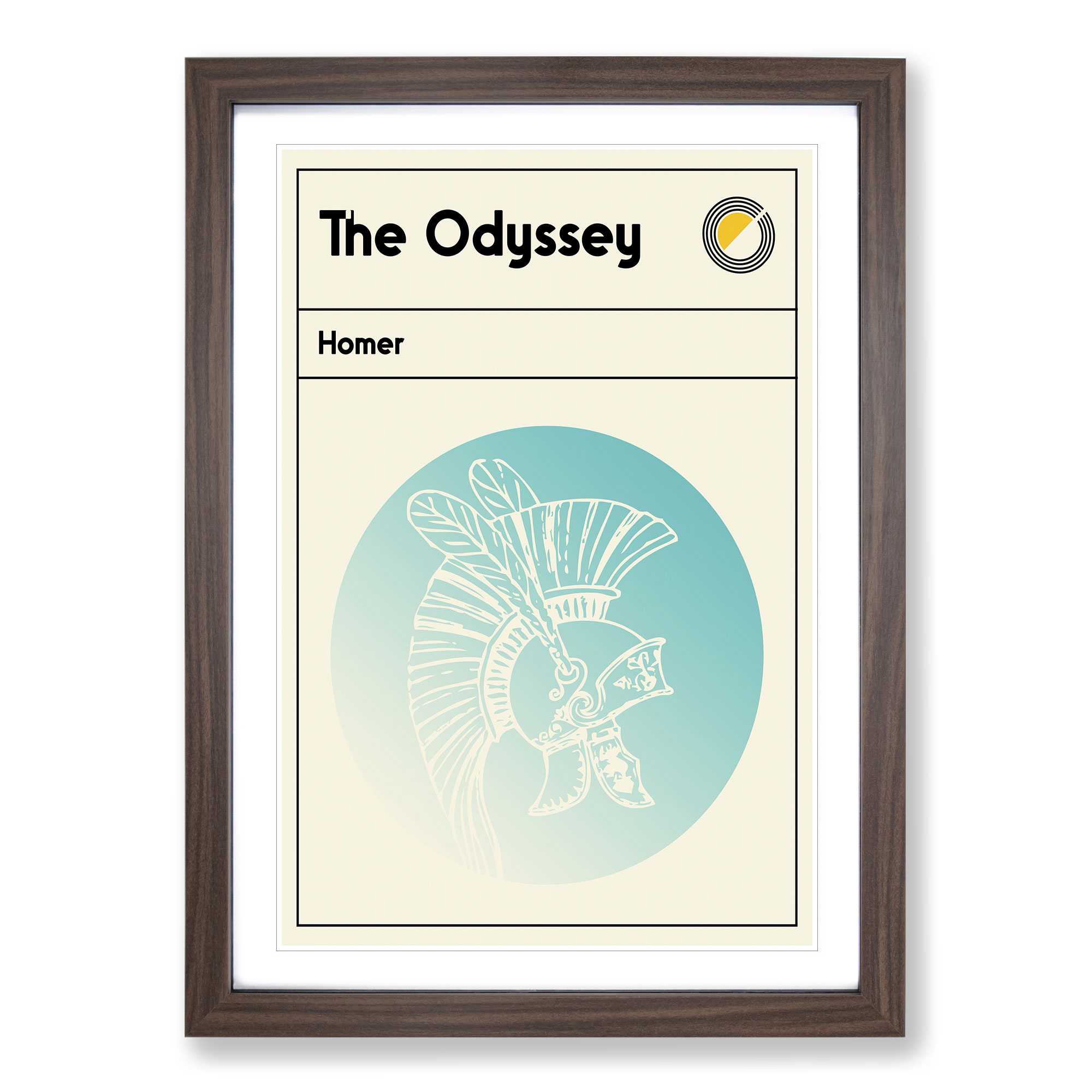 Book Cover The Odyssey Homer Framed Canvas Wall Art Print Poster Picture - Picture 8 of 9