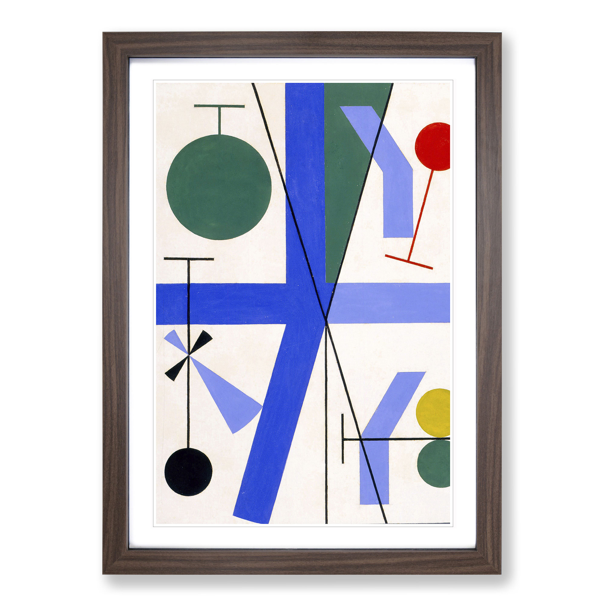Composition Vol.3 By Sophie Taeuber-Arp Wall Art Print Framed Picture Poster - Picture 8 of 9
