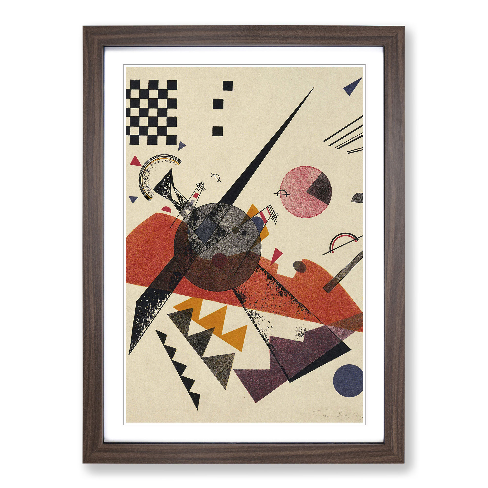 Composición Vol.3 de Wassily Kandinsky Enmarcado Arte Pared Impresión Póster Imagen - Imagen 8 de 9