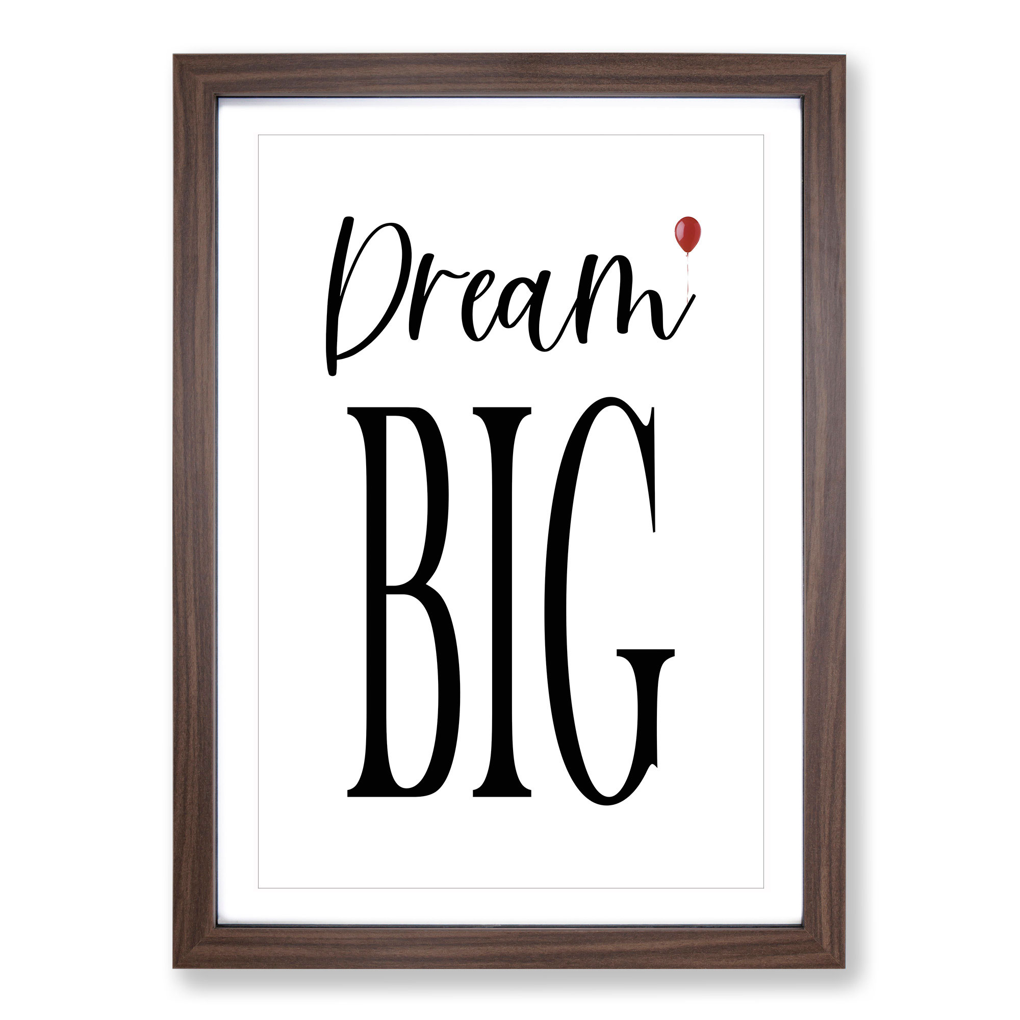 Dream Big Typography Wall Art Print Framed Canvas Picture Poster Decor - Picture 8 of 9