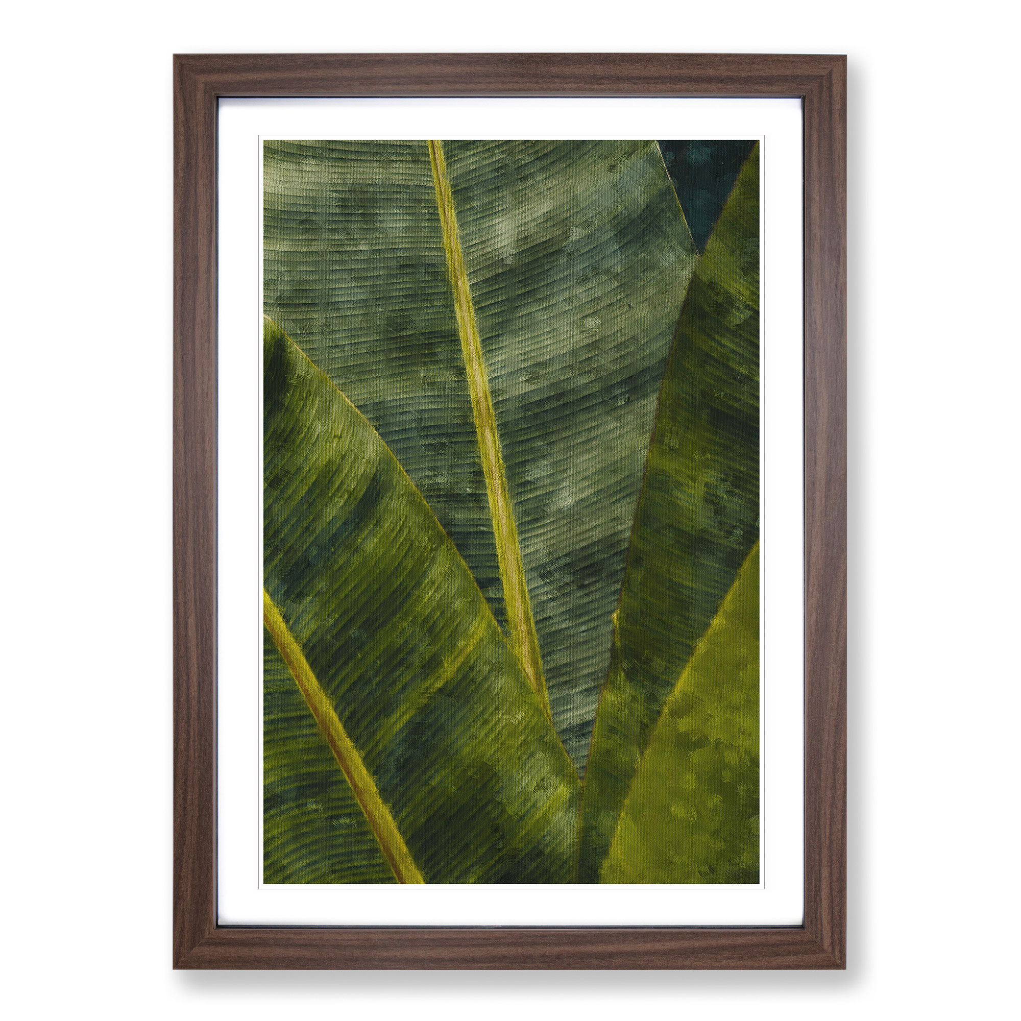 Cuadro póster impresión arte pared lienzo enmarcado frondas de una palmera, decoración del hogar - Imagen 8 de 9