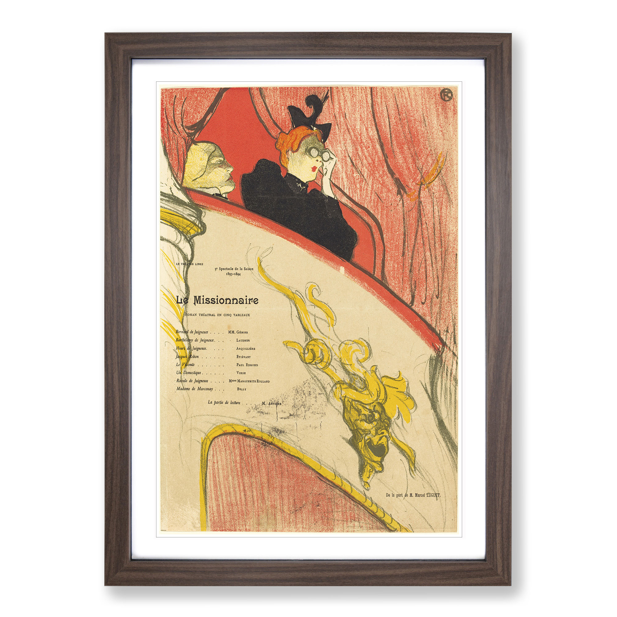 Le Missionnaire By Henri De Toulouse-Lautrec Wall Art Print Framed Picture - Picture 8 of 9